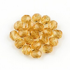 Margele fire polish 6mm - Gold Fish