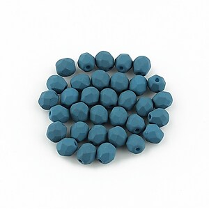 Margele fire polish 4mm (10 buc.) - Dk Teal