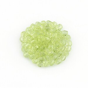 Margele fire polish 3mm (10 buc.) - Lt Olivine