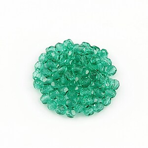 Margele fire polish 3mm (10 buc.) - Emerald