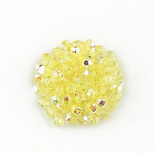 Margele fire polish 3mm (10 buc.) - Citrine Yellow AB