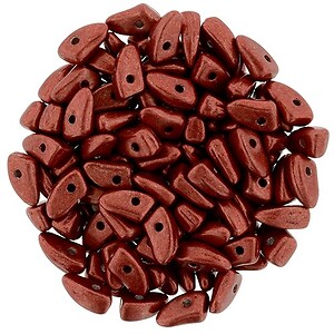 Margele PRONG 3x6mm - Saturated Metallic Aurora Red