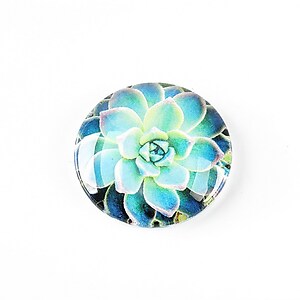 Cabochon sticla 25mm "Cactus" cod 1246