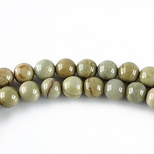 Silver Leaf jasper sfere 6mm