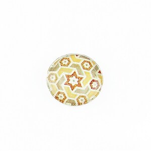 Cabochon sticla 16mm "Tiles" cod 1359