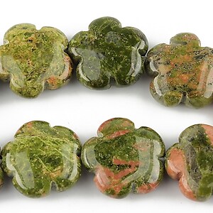 Unakite floare 16mm