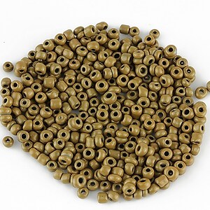 Margele de nisip 2mm opace (50g) - cod 592 - maro