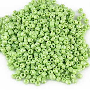 Margele de nisip 2mm lucioase (50g) - cod 593 - verde deschis