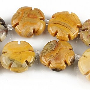 Crazy agate floare 16mm