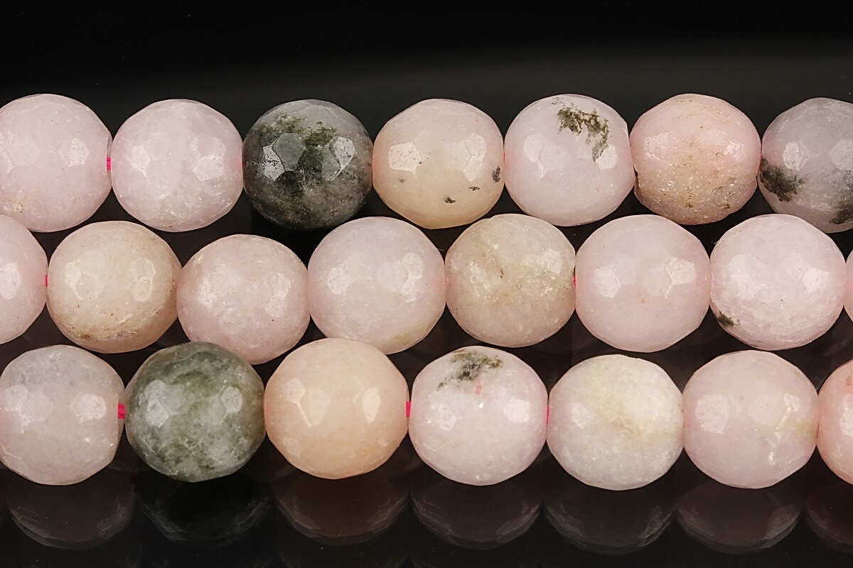 Cherry blossom jasper sfere fatetate 10mm