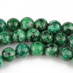 Sesame jasper verde sfere 8mm