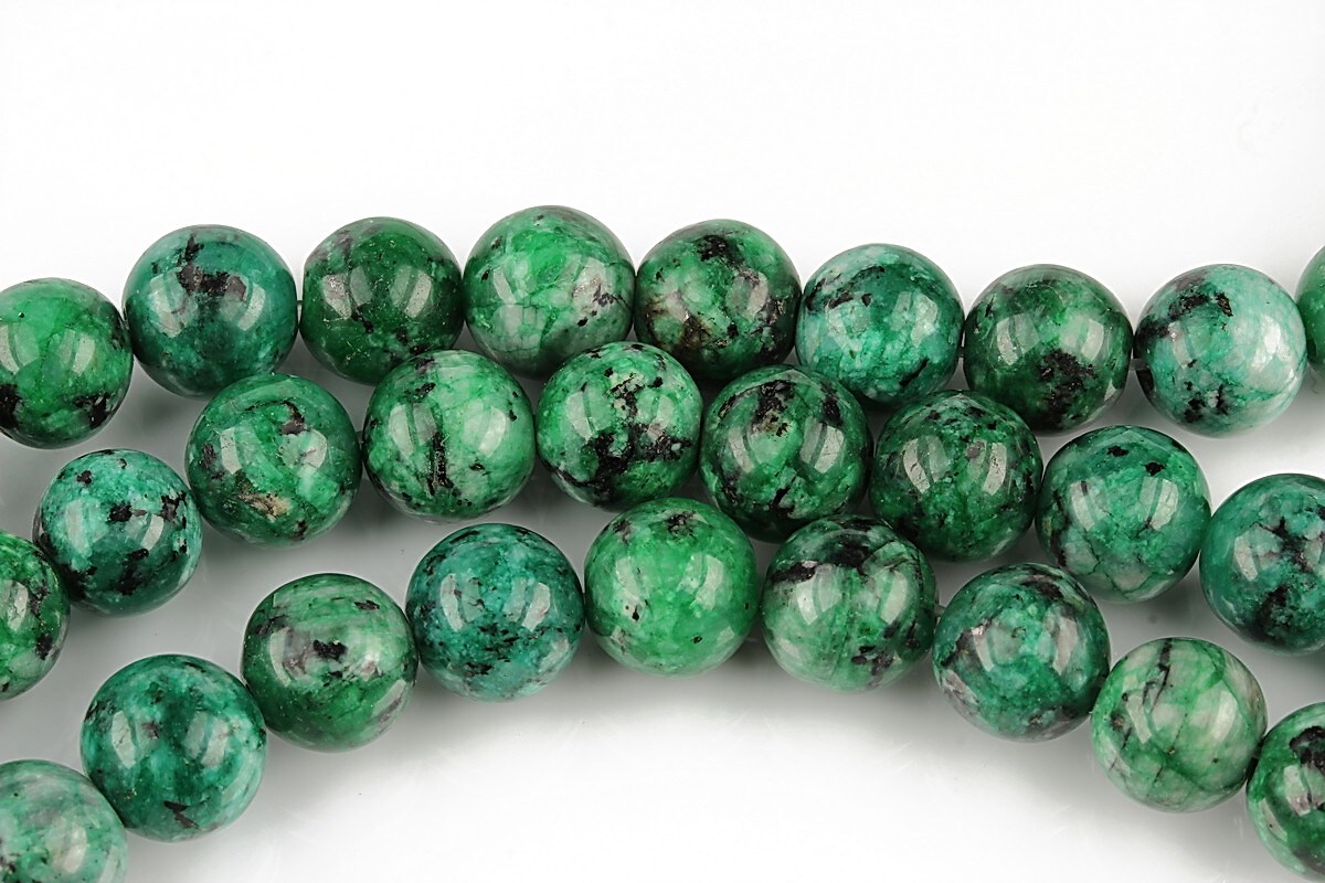 Sesame jasper verde sfere 8mm