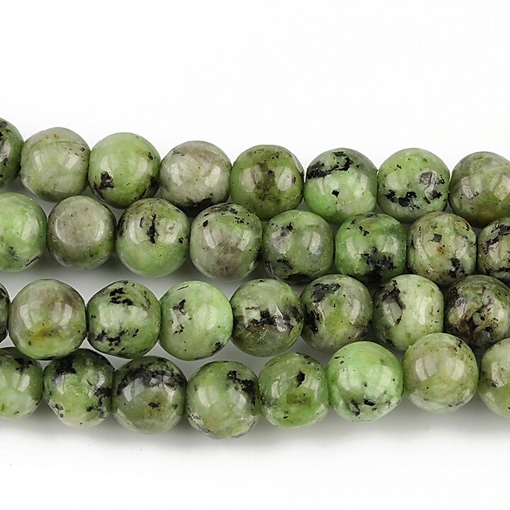 Sesame jasper verde sfere 6mm