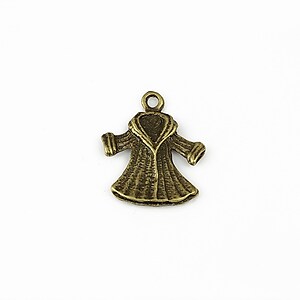 Charm bronz  hainuta 21x17mm