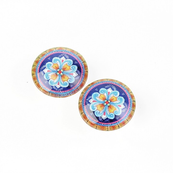 Cabochon sticla 14mm cod 1852