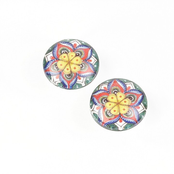 Cabochon sticla 14mm cod 1853