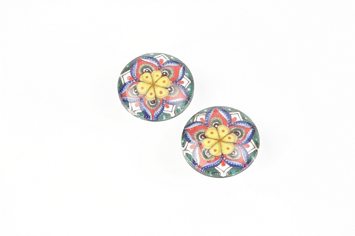 Cabochon sticla 14mm cod 1853