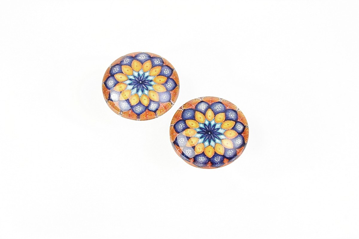 Cabochon sticla 14mm cod 1856