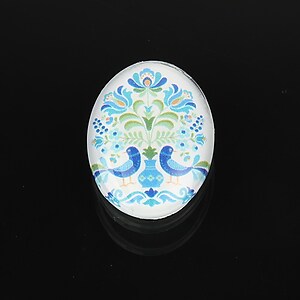 Cabochon sticla 25x18mm cod 1876