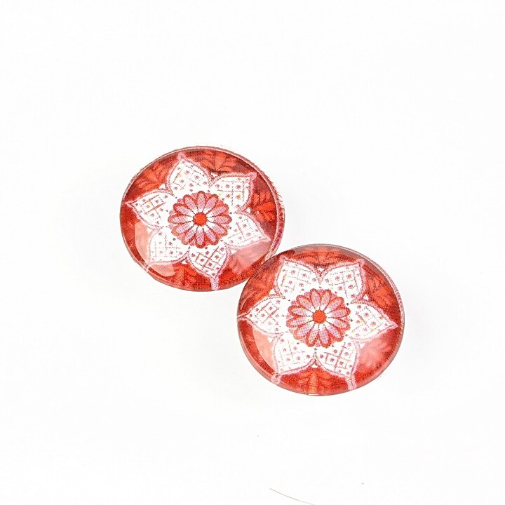 Cabochon sticla 14mm cod 1886