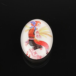 Cabochon sticla 25x18mm cod 1895