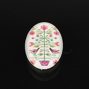 Cabochon sticla 25x18mm cod 1900