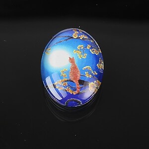 Cabochon sticla 25x18mm cod 1914