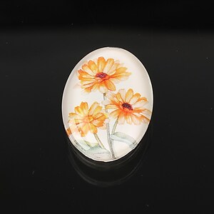 Cabochon sticla 25x18mm cod 1933