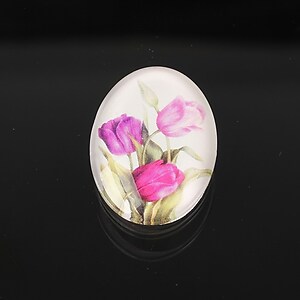 Cabochon sticla 25x18mm cod 1946