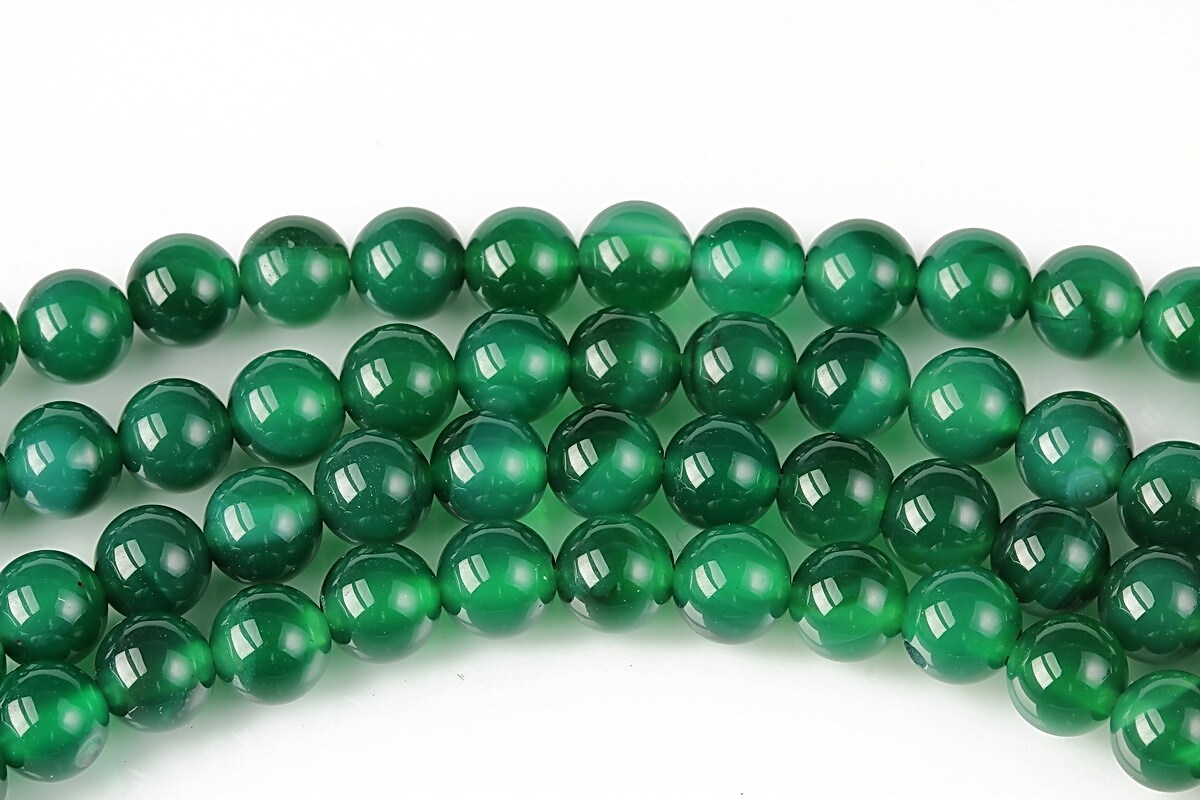 Agate sfere 6mm - verde