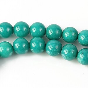 Mashan Jade sfere 8mm - verde turcoaz