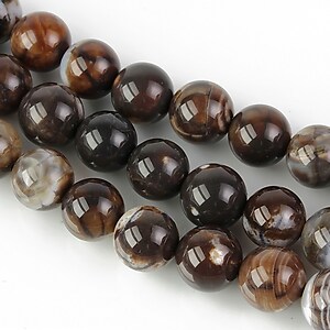 Agate sfere 8mm - maro