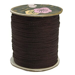 Snur nylon grosime 0,8mm, rola de 120m - maro inchis