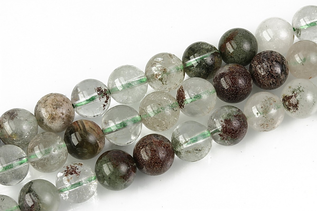 Green Lodolite Quartz sfere 8mm