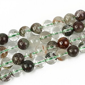 Green Lodolite Quartz sfere 6mm