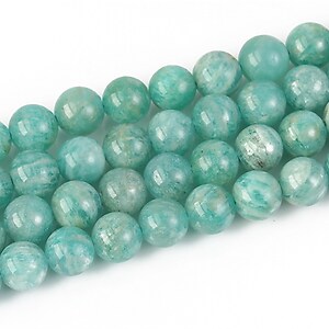 Amazonite rusesc sfere 6mm