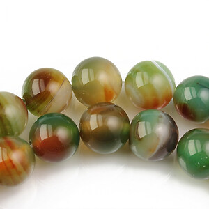 Agate striped sfere 10mm - autumn