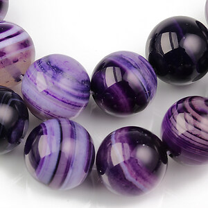 Agate striped sfere 14mm - mov