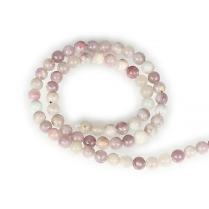 Margele lilac jade sfere 6mm (sirag)