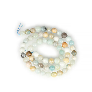 Margele amazonite sfere fatetate 6mm (sirag)