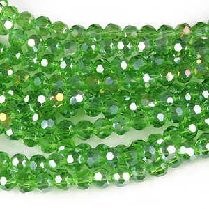 Margele cristal rotund 4mm (sirag) - AB verde