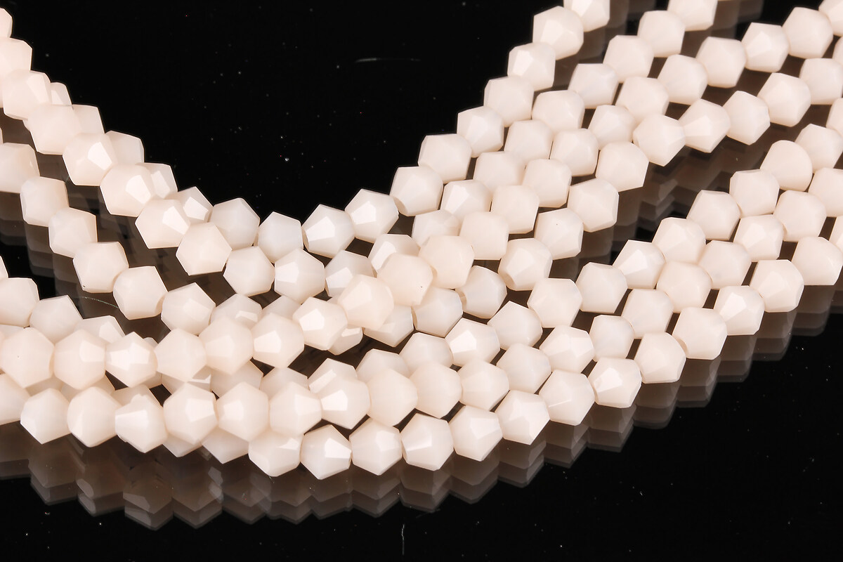 Margele cristal biconic 4mm (sirag) - ivory