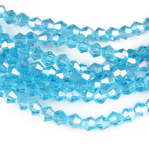 Margele cristal biconic 4mm (sirag) - bleu AB