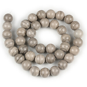 Margele Silver Line jasper sfere 10mm (sirag)