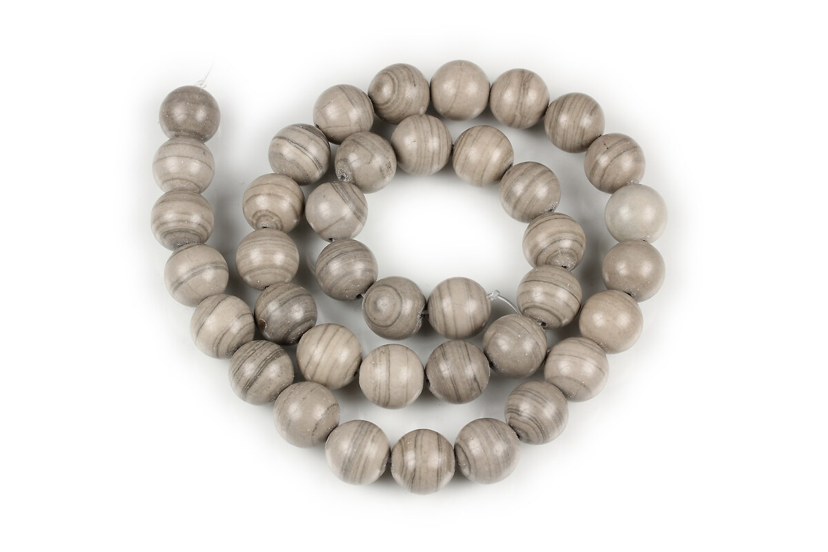 Margele Silver Line jasper sfere 10mm (sirag)