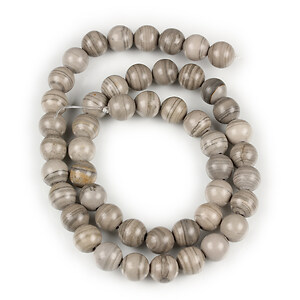 Margele Silver Line jasper sfere 8mm (sirag)