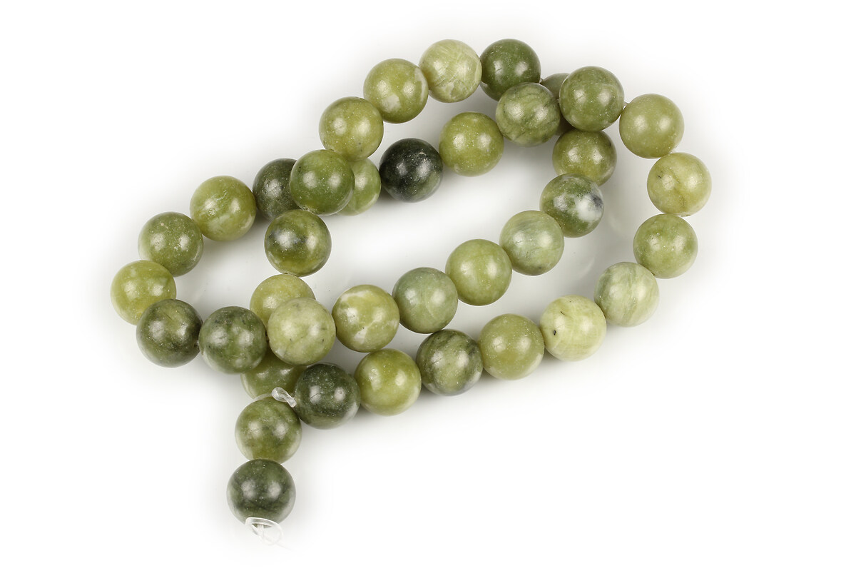 Margele peridot sfere 10mm (sirag)