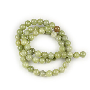 Margele peridot sfere 6mm (sirag)