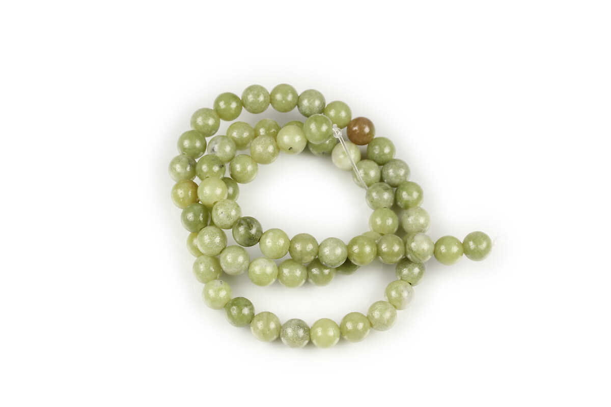 Margele peridot sfere 6mm (sirag)