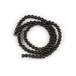 Margele obsidian sfere 4mm (sirag)